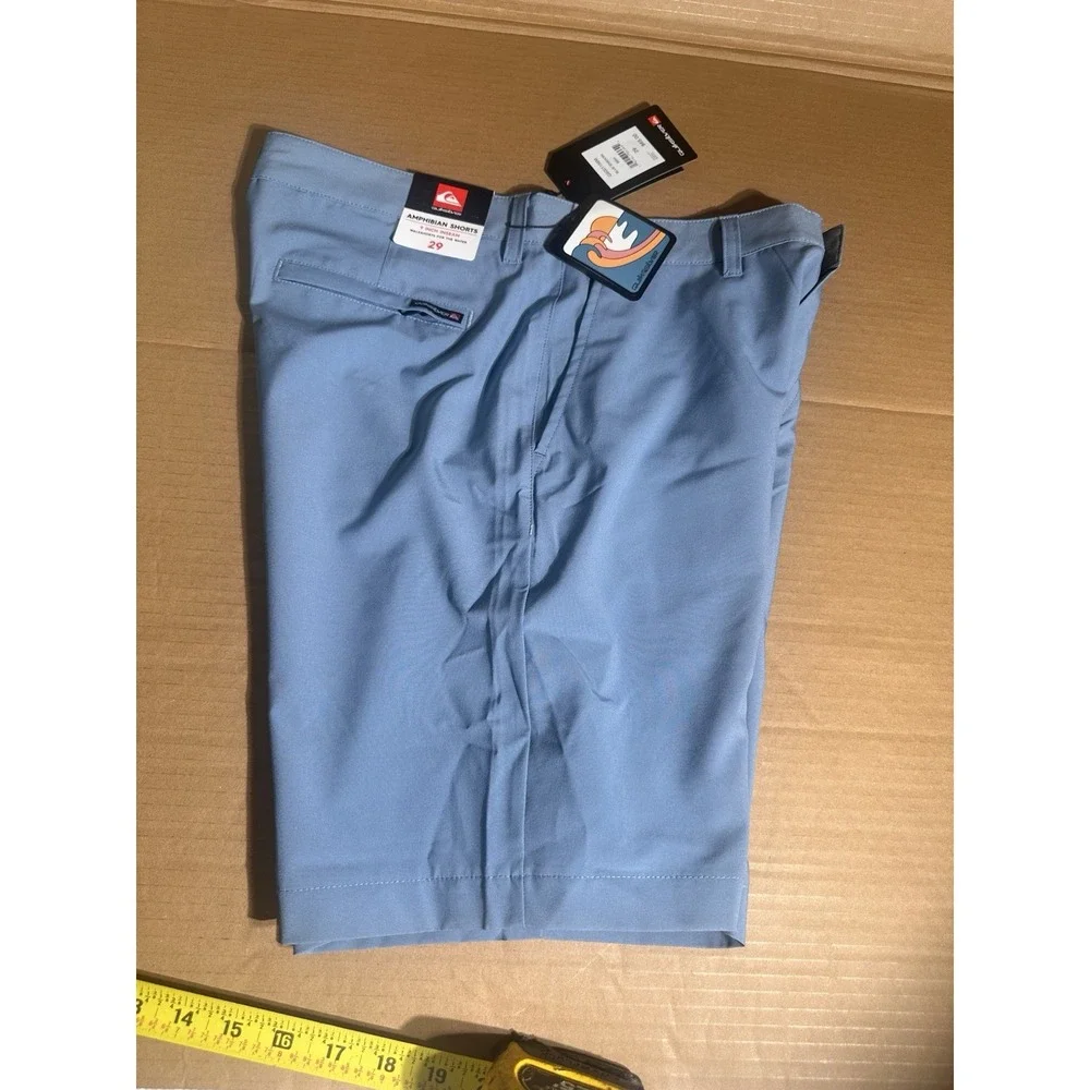 Quiksilver Shorts Mens 29 Blue Chino Krandy Walk Walkshort New Tags